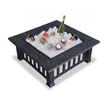 Upland 32inch Charcoal Fire Pit with Cover Backyard Party Smores