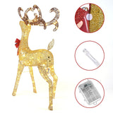 LED Christmas Deer With Antlers