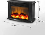 Electric Fireplace Heater LED Flame Effect Stove