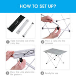 Portable Folding Camping picnic table travel Desk