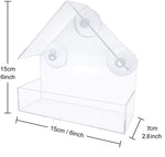 Window Bird feeder Clear Squirrel Proof Suction Cup - GardenDecorNmore.com