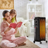 1500W Oil Filled Heater Portable Radiator Space Heater