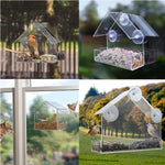 Window Bird feeder Clear Squirrel Proof Suction Cup - GardenDecorNmore.com