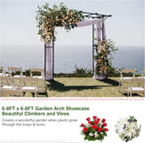 Decorative Garden Trellis Arch 78.7"x20.5"x80.3"