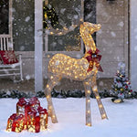 LED Christmas Deer With Antlers