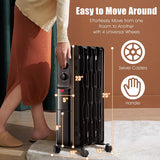 1500W Oil Filled Heater Portable Radiator Space Heater