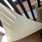 outdoor furniture 16'x16'x16' Triangle Sun Shade Sail/ Off White