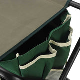 2 in 1 Garden Stool Chair Bag Folding Outdoor Fishing Camping Portable Seat Table - GardenDecorNmore.com