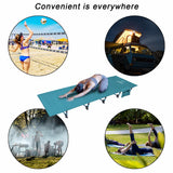 Camping Compact Folding Cot Bed for Outdoor Backpacking Beach Tent