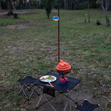 Aluminum Alloy Tent Light  pole Table Portable Folding Lantern Lamp clamp - GardenDecorNmore.com