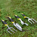 Stainless Steel  Gardening Flower Potting Tool Set Hoe Shovel Rake Weeding - GardenDecorNmore.com