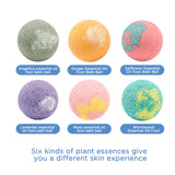 Bath Bombs 12 Pack Gift Set 6 Different Scents Child Safe