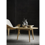 Carl Hanson Danish Shell Cowhide style pattern Wood Modern Chair - GardenDecorNmore.com