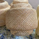 Modern bamboo hand woven Chandelier dining room Light Rattan lantern chandelier Art lamp - GardenDecorNmore.com