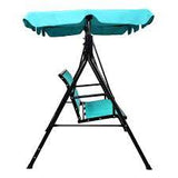 3 Person Patio Swing Outdoor Canopy Yard Furniture - GardenDecorNmore.com