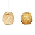 Modern bamboo hand woven Chandelier dining room Light Rattan lantern chandelier Art lamp - GardenDecorNmore.com