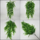 Artificial Green Fern Plant Vine - GardenDecorNmore.com