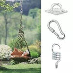 300/650 kg Hammock swing chair Spring Sturdy Steel Extension - GardenDecorNmore.com