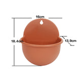 Wall Mounted Plant Pot Plastic Flowerpot Basket Planter Home Garden Decoration