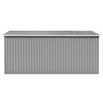 Garden Shed 101.2"x156.7"x70.1" Metal Gray