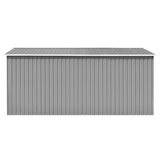 Garden Shed 101.2"x156.7"x70.1" Metal Gray