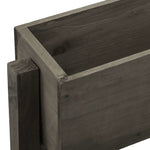 Garden Folding Planter Gray 23.6"x5.5"x29.5" Solid Firwood expandable