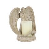 Nordic Style Resin Angel Electronic Candle Holder Living Room Christmas Decorations