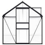 Large Greenhouse Anthracite Aluminum 14.3 ft2