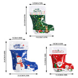 30PCS Christmas Stocking Ziplock Gift Bags with Ties Assorted Sizes