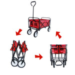 Portable Folding Wagon Garden Shopping Beach Cart