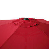 Outdoor Patio Table Market Beach Umbrella, Push Button Tilt 360 Degree, Rotation crank, Garden, Deck, Backyard, Pool