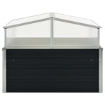 Greenhouse Anthracite 39.4"x39.4"x30.3" Galvanized Steel