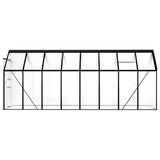 Large Greenhouse Anthracite Aluminum 14.3 ft2