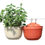 Flowerpot Fade-less Fall-resistant Ornamental Drain Hole Eco-friendly Plant pots