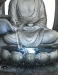 11inch Buddha Fountain Fengshui Indoor Tabletop Decorative Waterfall Kit, Submersible Pump.