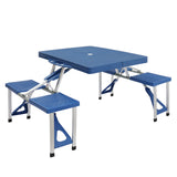 Picnic Portable Folding Tables and Chairs-Plastic PS Thickening