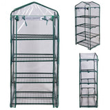 Outdoor Portable Mini 4 Shelves Greenhouse