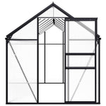 Large Greenhouse Anthracite Aluminum 14.3 ft2