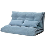 Sofa Bed Fur Adjustable Folding Futon Dorm Patio Lounger Chair