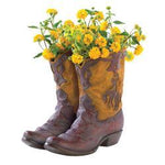 Cowboy Boots Planter flowerpot