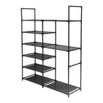 6 Tier Shoe Rack Fabric Tower Towel Storage Organizer Cabinet