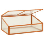 Cold Frame Greenhouse 39.4"x25.6"x15.7" Firwood