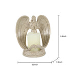 Nordic Style Resin Angel Electronic Candle Holder Living Room Christmas Decorations