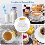 Coffee Mug Cup Warmer Auto Shut Off Tea Milk Electric Heater Pad Office Home Desk