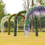 Artificial Wisteria Flowers Vine Silk Flower Wedding Garden Party Hanging Decor