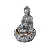 11.1-inch Meditation Buddha Water Fountain Relaxing Decor for Home Office