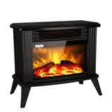 1500w Electric Fireplace Freestanding Heater 3D Realistic Flame Overheating Safety shut off