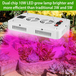 LED Grow Light 1000W 380-800nm Plant Grow Light With Bloom and Veg Dimmer Dual Chips Full Spectrum Grow Lamp