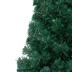 Artificial Half Christmas Tree with Stand Green 72.8" PVC