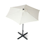 Outdoor Patio Table Market Beach Umbrella, Push Button Tilt 360 Degree, Rotation crank, Garden, Deck, Backyard, Pool